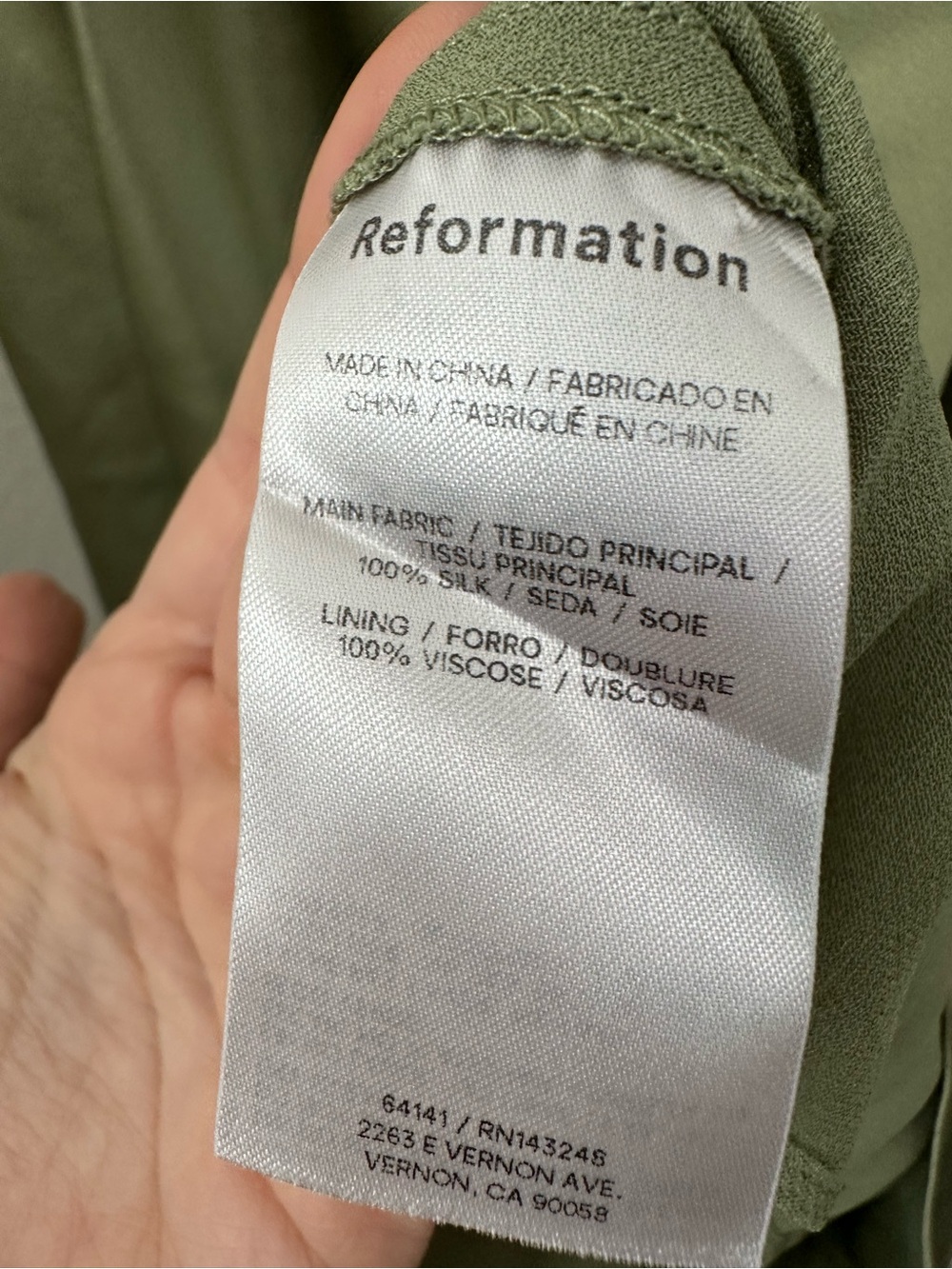 Reformation Yesenia Silk Green
Artichoke Maxi Dress SZ M - Picture 6 of 8